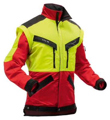 Produktbild von Pfanner Forstjacke KlimaAIR 804163-40 rot/gelb
