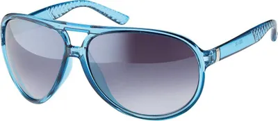 Produktbild von Gil Damen Sonnenbrille Runde Designer 80er Piloten Urlaub Sommer Strand Brille 30419 Blau Schwarz
