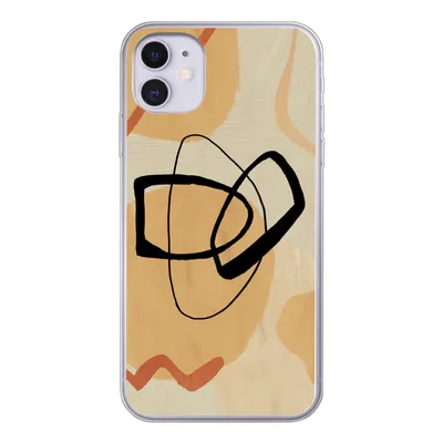 Produktbild von MuchoWow® Handyhülle Schutzhülle Hülle für iPhone 11 Kunst - Geometrische Formen - Abstrakt Silikon Softcase Handy Hülle - Handytasche