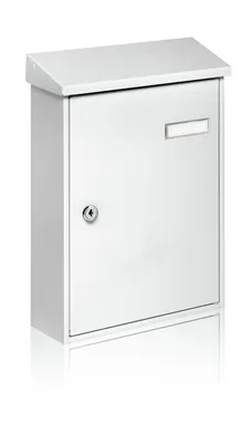 Produktbild von BURG-WÄCHTER Briefkasten Letter 5832 W, Namensschild, A4 Einwurf-Format, Verzinkter Stahl, Strukturlackiert