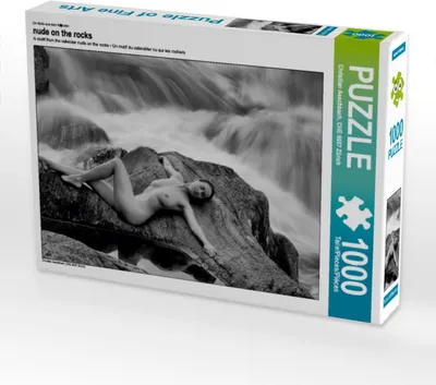 Produktbild von CALVENDO Puzzle Ein Motiv aus dem Kalender nude on the rocks | 1000 Teile Lege-Größe 64x48cm Foto-Puzzle für glückliche Stunden