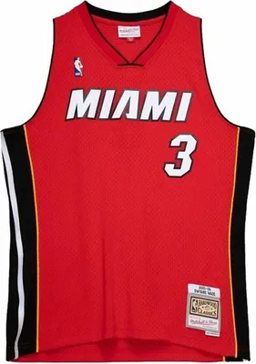 Immagine prodotto di Maglia basketbalový dres Mitchell & Ness Miami Heat #3 Dwayne Wade Swingman rosso - M