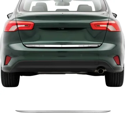 Image de Garniture de Hayon Coffre pour Ford Focus IV Berline 2018-2021 acier inox