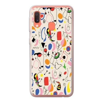 Produktbild von MuchoWow® Handyhülle Schutzhülle Hülle für Samsung Galaxy A20e Muster - Abstrakt - Kunst Silikon Softcase Handy Hülle - Abdeckung