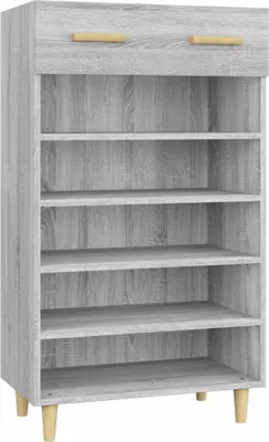 Produktbild von vidaXL Schuhschrank Grau Sonoma 60x35x105 cm Holzwerkstoff