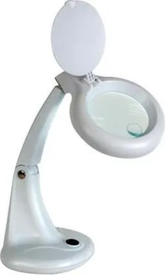 Image de Lampe de Bureau avec Loupe 3 + 12 Dioptries - 12W - Blanc