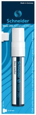 Produktbild von Schneider Flüssigkreide-Marker Maxx 260 weiss, Blisterkarte mit 1 Stück