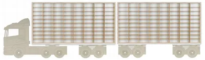 Image de ArtTwist 2x vitrine pour modèles réduits de voitures | Rangement Hot Wheels à 160 compartiments | Vitrine de collection suspendue 78,5 cm x 40 cm x 4 cm | Casier en bois pour décoration murale et rangement (LKW 015)