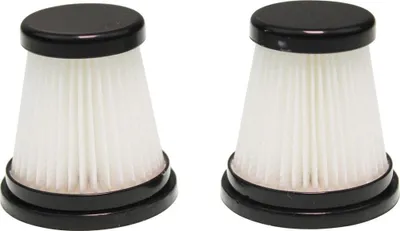 Two vacuum cleaner filters are shown against a white background.