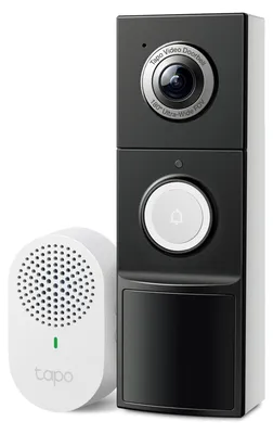Produktbild von TP-Link Tapo D235, Schwarz, Weiß, IP66, 130°, IR, Wand, Two-Way