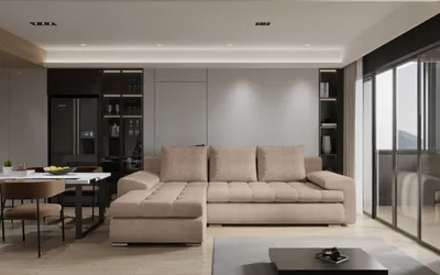 Produktbild von Kaiser Möbel Elegantes und modernes Ecksofa TOMI Abriamo Rosa Links