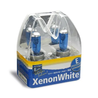 Produktbild von 2x Xenon Blue Optik Glühlampen Set H4 12V 55 Watt Auto Ersatz Glühbirnen Birnen