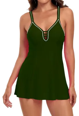 Produktbild von Mooncore Zweiteiliger Badeanzug Damen Tankini Grün S