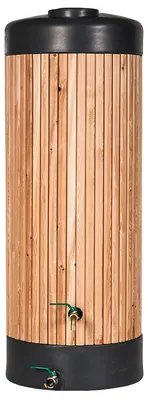 Produktbild von Regentonne Regensäule REALWOOD 400 Liter mit Massivholz