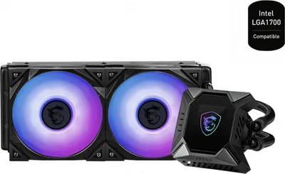 Zdjęcie produktu dla MSI MPG CORELIQUID K240 V2 system chłodzenia komputera zestaw chłodzenia obudowy komputera 12 cm czarny