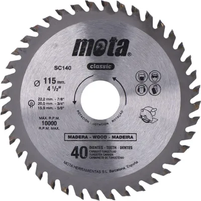 Immagine prodotto di Lama per sega circolare Widia ø115 mm, 40 denti, Clp18 Sc140 Mota