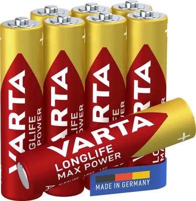 Produktbild von Varta 04703 101 418, Einwegbatterie, AAA, Alkali, 1,5 V, 8 Stück(e), 10,5 mm