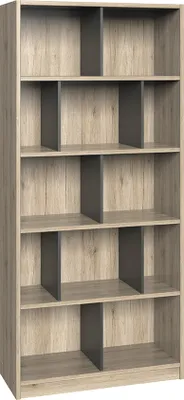 Produktbild von Regal in Eiche mit graphit CANTON-43