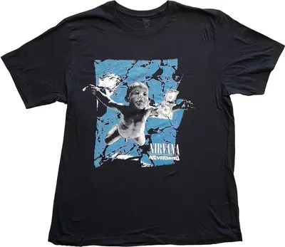 Image de Nirvana - "Nevermind" T-shirt homme/femme unie RO3782 (XXL) (Noir)
