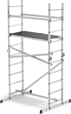 Produktbild von Drabest, Aluminiumgerüst, gerüst, Leitergerüst, leiter gerüst 150kg , alu gerüst, arbeitsplattform, plattform alu gerüst