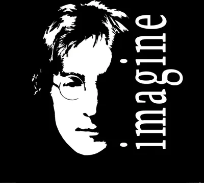 Produktbild von John Lennon Kunstdruck Bild - Imagine (100 x 100 cm)