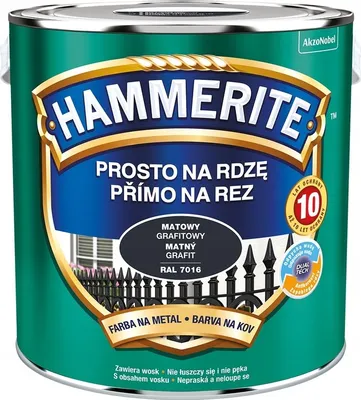 Produktbild von Hammerit Rostfarbe 0,7L Matt Graphit
