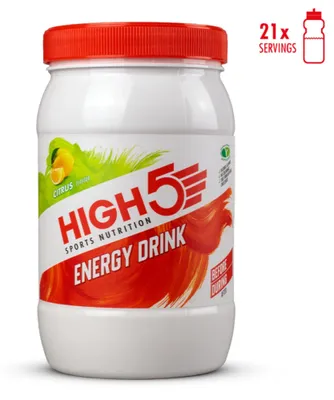 Produktbild von HIGH5 Energy Drink – Zitrus – 1 kg – Isotonisches Kohlenhydrat-Elektrolyt-Getränk