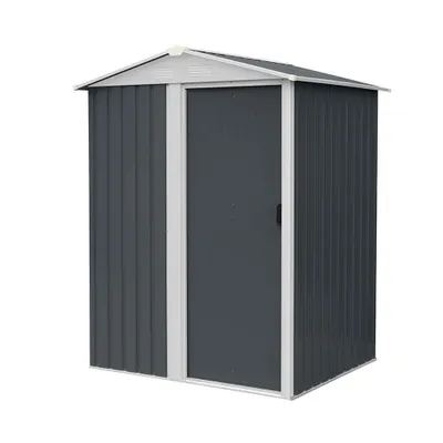 Produktbild von HOME DELUXE - Geräteschuppen BOHIO - Größe: S - Maße 151 x 131 x 189 cm, Raumfläche 1,8 m², inkl. Fundament I Gerätehaus Gartenschuppen Gartenschrank