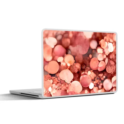 Produktbild von MuchoWow® Laptop Aufkleber Sticker Cover Abstrakt - Glitzer - Rosa - Luxus 36.5x27.5 cm - Laptop-Sticker