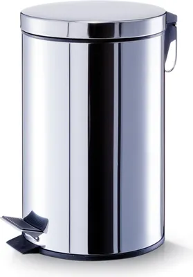 Image de Zeller 18435 Treteimer Edelstahl 12l