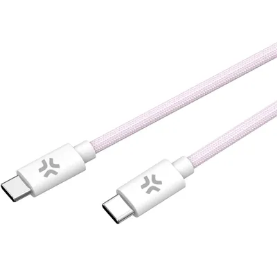 Zdjęcie produktu dla Celly USBCUSBCCOTTPK, 1,5 m, USB C, USB C, Różowy, Biały