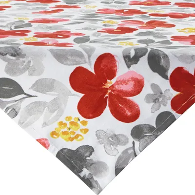 Produktbild von REDBEST Mitteldecke rot-grau 100x100 cm