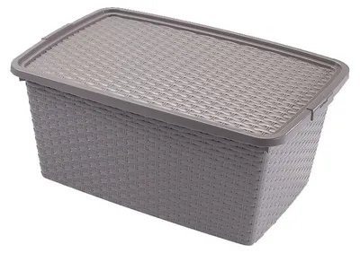 Obrázek produktu pro Heidrun Úložný box Ratan s víkem 20l
