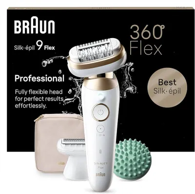 Obrázek produktu pro BRAUN Silk·épil 9 Flex, epilátor Wet & Dry, barva: bílá