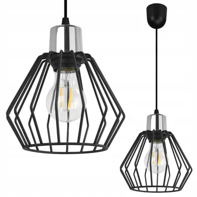 Produktbild von Hängelampe, Deckenleuchter, Drahtschirm, LED