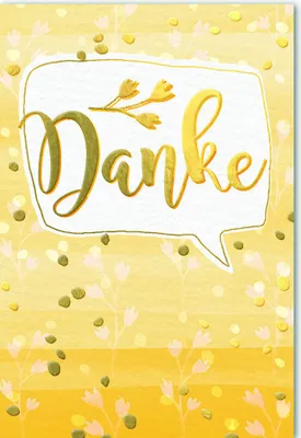 Produktbild von Danke - Glückwunschkarte im Format 11,5 x 17 cm mit Umschlag - Verlag