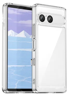 Produktbild von Für Sony Xperia 10 VII Colorful Series TPU / Acryl Schutz Hülle Transparent