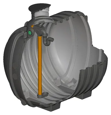 Produktbild von Regenwasser Zisterne 10000 Liter AQUA-RONDO für Haustechnik