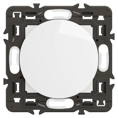 Image de Legrand CX0210, plastique, blanc, IP41, encastré, IK04, 74 mm
