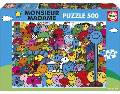 Obrázek produktu pro Puzzle EDUCA "Monsieur Madame", 500 dílků