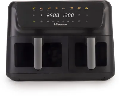 Immagine prodotto di Hisense HAF2700DCD Doppia 11 L Indipendente 2700 W Friggitrice ad aria calda Nero