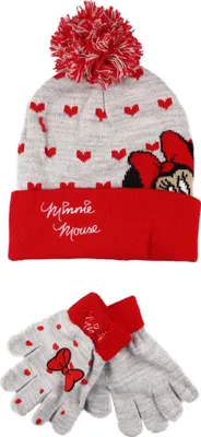 Produktbild von Minnie Maus Kinder Herbst Wintermütze plus Handschuhe – 52
