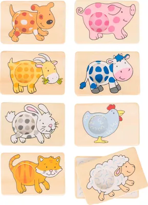 Produktbild von Memospiel Tiermuster 16-teilig