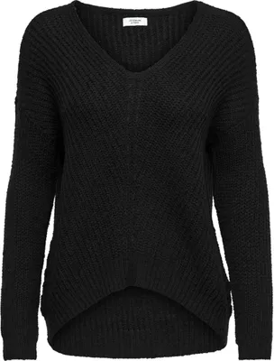Produktbild von ONLY 15208245, Pullover, Erwachsener, Weiblich, Schwarz, M, V-Ausschnitt