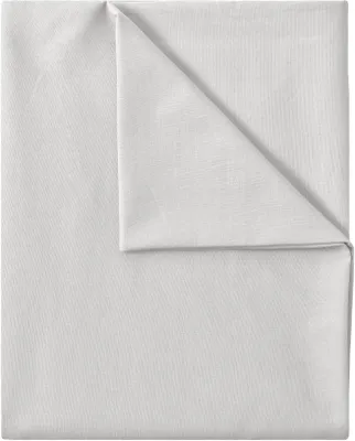 Produktbild von Bettlaken Betttuch 100% Baumwolle ohne Gummizug, 150x250 cm, Silber grau