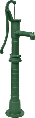 Image de Pompe à eau de jardin avec support Fonte