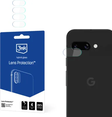 Zdjęcie produktu dla 3mk Lens Protection - Szkło na obiektyw aparatu Google Pixel 9a (4 zestawy)