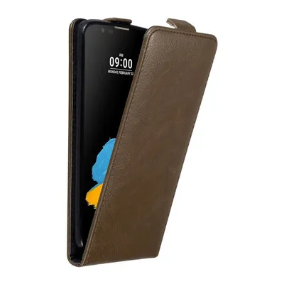 Image de Cadorabo Housse pour LG STYLUS 2 Housse de protection marron Flip Etui Housse de téléphone portable Case Cover
