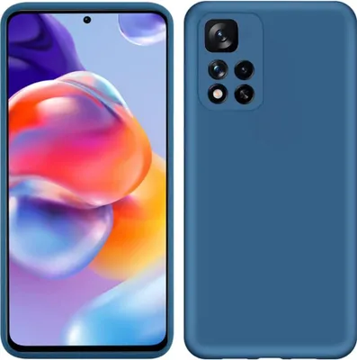 Produktbild von Redmi Note 11 Pro+ 5G Hülle, Flüssig Silikon Weich Gummi Schutzhülle für Xiaomi Redmi Note 11 Pro+ 5G Blau
