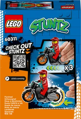 Obrázek produktu pro LEGO City Ohnivá kaskadérská motorka, Sada na stavění, 5 rok/roky, Plast, 11 kusů, 45 g
